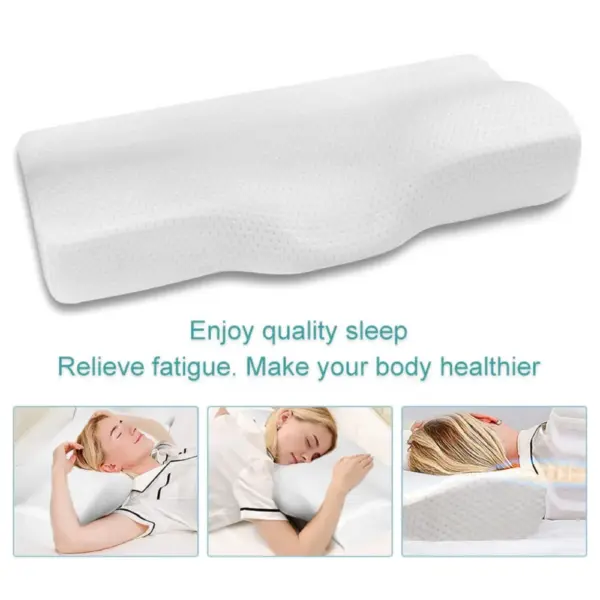 Memory Foam Pillow Neck Back Support Orthopaedic Firm Head Pillows